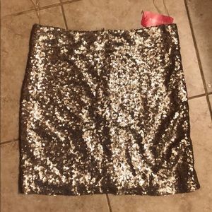 Sequin Mini Skirt